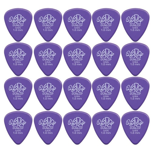 20 x Dunlop Premium DELRIN 500 1.50MM Gauge Guitar Picks 41R 