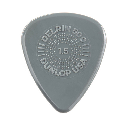 6 x Jim Dunlop Prime Grip DELRIN 500 1.50MM Gauge Guitar Picks 450R