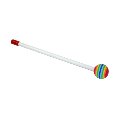 Remo 8 Inch Lollipop Mallet with Multicolored Foam Head