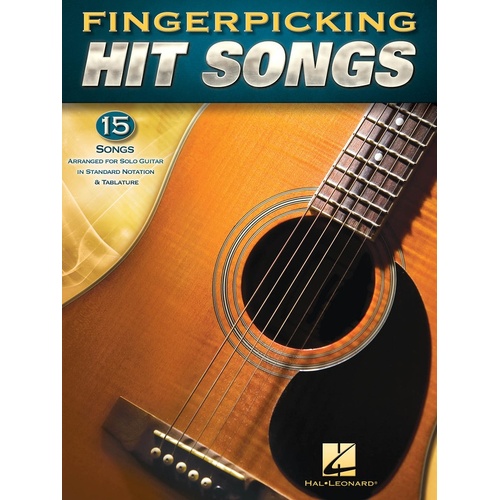 Fingerpicking Hit Songs Guitar TAB (Softcover Book)