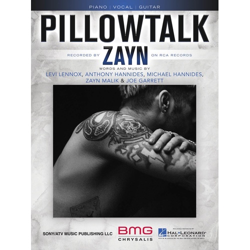 Zayn - Pillowtalk S/S PVG (Sheet Music)