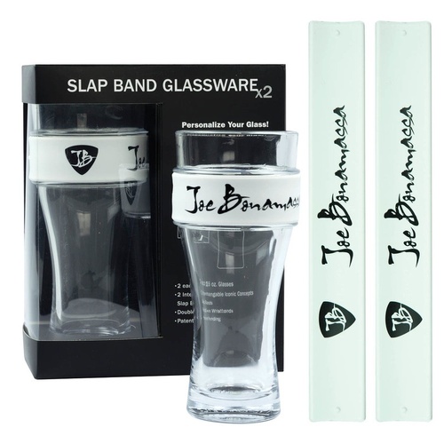 Bonamassa Pint Glass/Slap Band White/Black 2 Pack (Package)