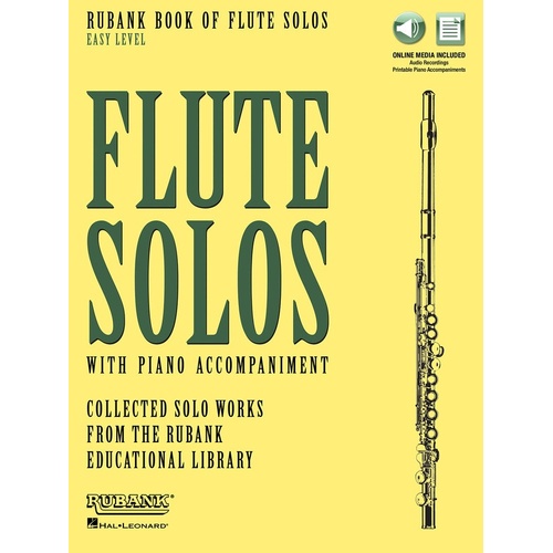 Rubank Book Of Flute Solos Easy Book/Online Media (Softcover Book/Online Media)
