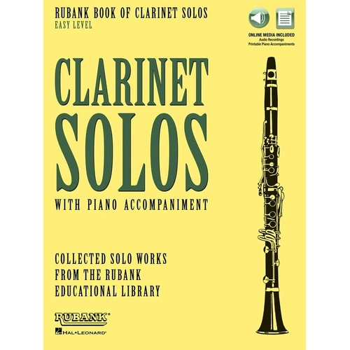 Rubank Book of Clarinet Solos - Easy Level with Online Access