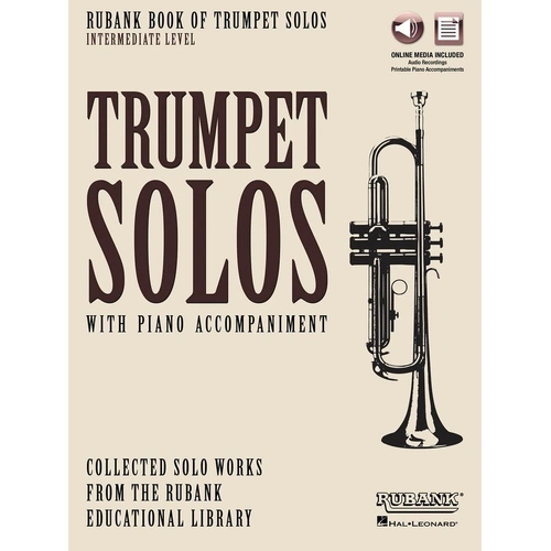 Rubank Book of Trumpet Solos - Intermediate Level with Online Access