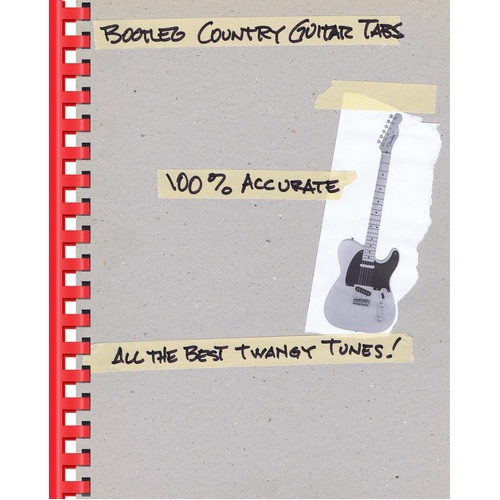 Bootleg Country Guitar TABs Rv (Spiral Bound Book)