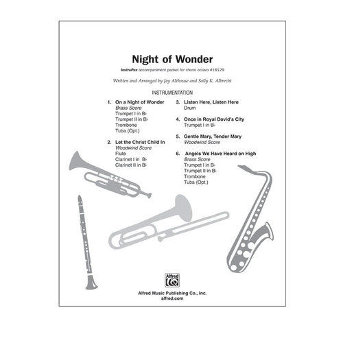 Night Of Wonder SATB Instrupax