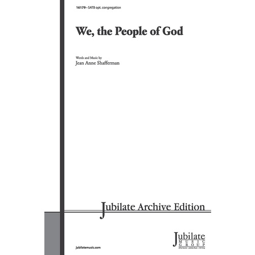 We the People of God SATB Choral Sheet Music