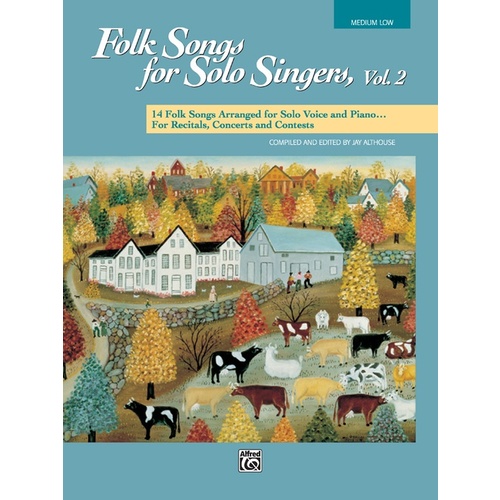 Folk Songs For Solo Singers Vol 2 Book Med/Low