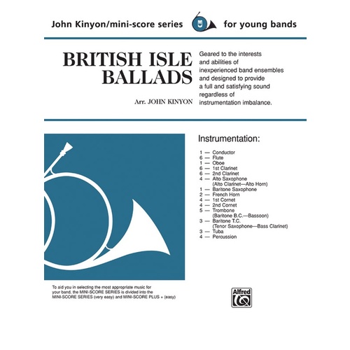 British Isle Ballads Concert Band Gr 1