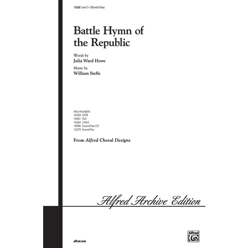 Battle Hymn of the Republic SAB Arranged by Althouse