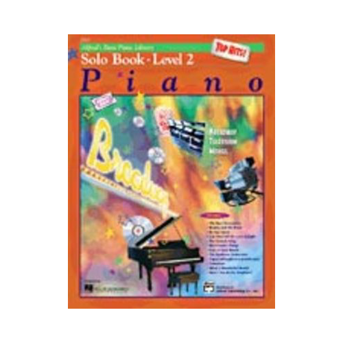 Alfred's Basic Piano Course: Top Hits! Solo Book 2 - Piano Sheet Music