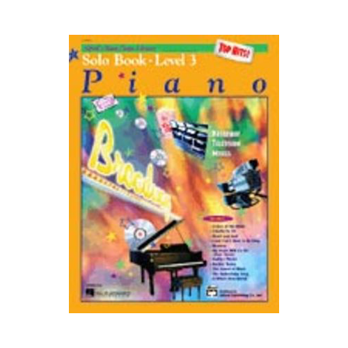Alfred's Basic Piano Course: Top Hits Solo Book 3 - Piano Sheet Music