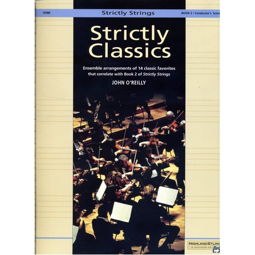 Strictly Classics Book 2 - Conductor's Score by O'Reilly Alfred 16586