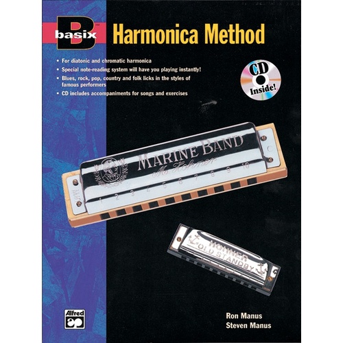 Basix Harmonica Method Book/ECD