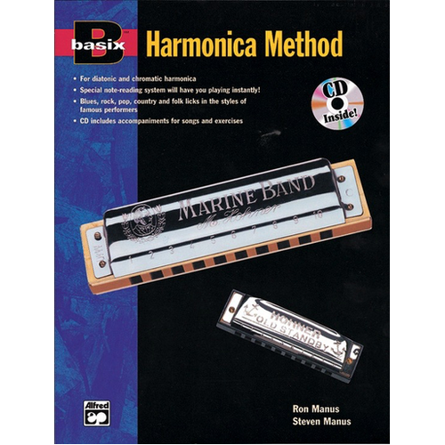Basix Harmonica Method Book with Listening Suggestions and Examples