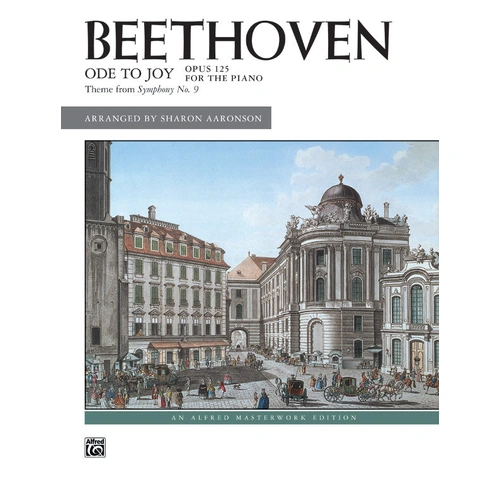 Beethoven Ode to Joy Theme Op 125 Piano Sheet Music for Intermediate Pianists