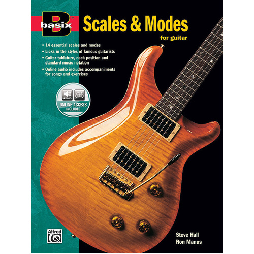 Basix Scales and Modes for Guitar Book with Online Audio