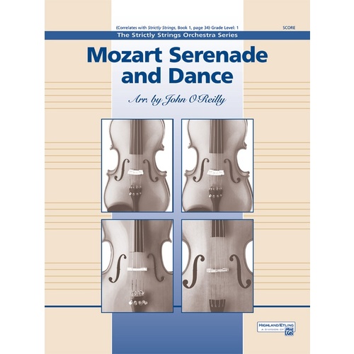 Mozart Serenade And Dance String Orchestra Gr 1