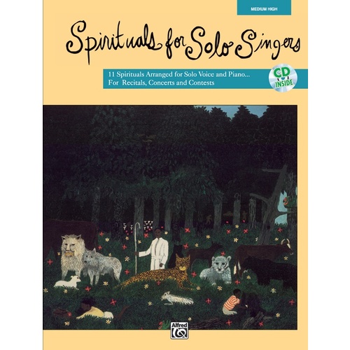 Spirituals for Solo Singers Medium/High Book with CD