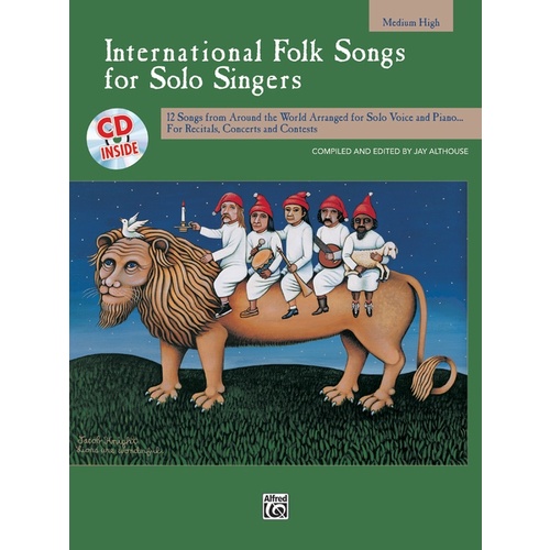 International Folk Songs Solo Singers High Book/CD