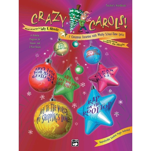 Crazy Carols Soundtrax CD Arr Albrecht Billingsl