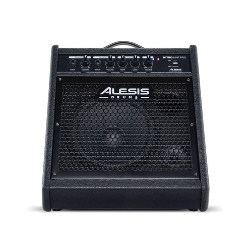 Alesis Nitro Amp Pro 8" Compact Floor Monitor Speaker for Electronic Drums with Bluetooth Streaming and 80W Amplification