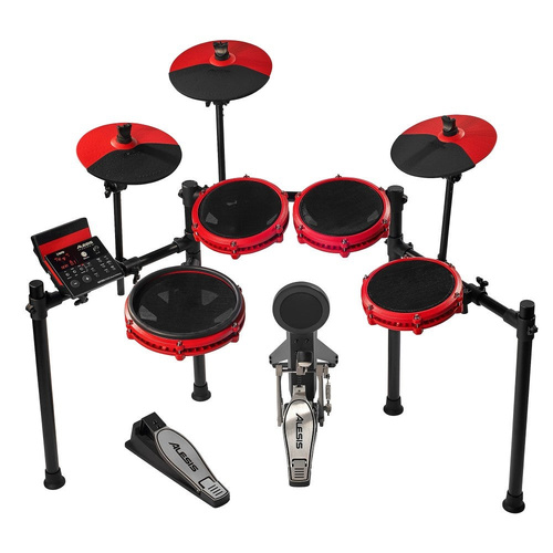 Alesis Nitro Max Electronic Drum Kit with Bluetooth - Red Special Edition