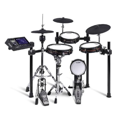 Alesis Strata Club 7-Piece Electronic Drum Set with 7" Touchscreen, Bluetooth, and WiFi