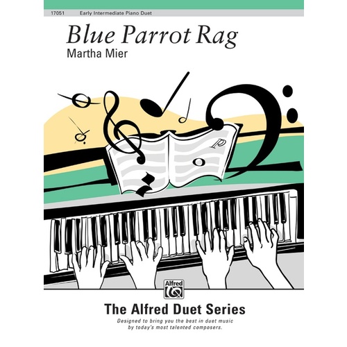 Blue Parrot Rag Piano Duet Sheet Music 1P4H