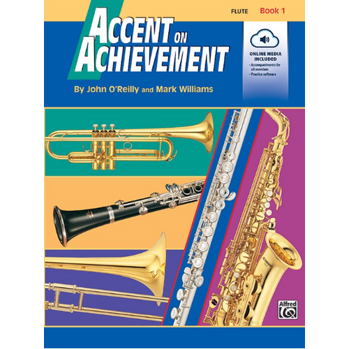 Accent on Achievement Book 1 for Flute by John O'Reilly and Mark Williams - Alfred Music