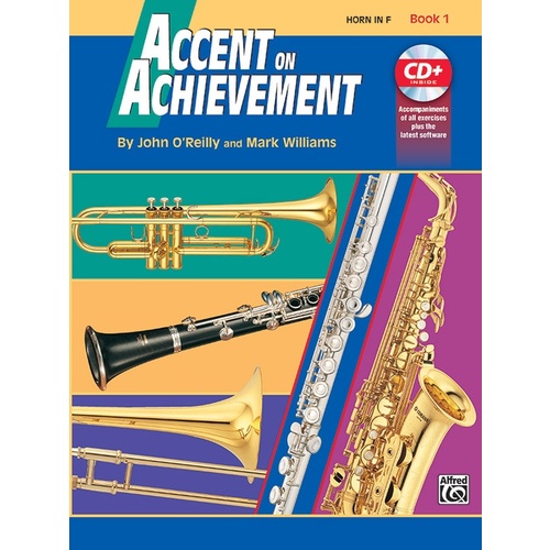 Accent On Achievement Book 1 Horn In F Book/CD