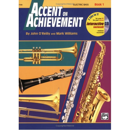 Accent on Achievement Book 1 Electric Bass with CD by John O'Reilly & Mark Williams