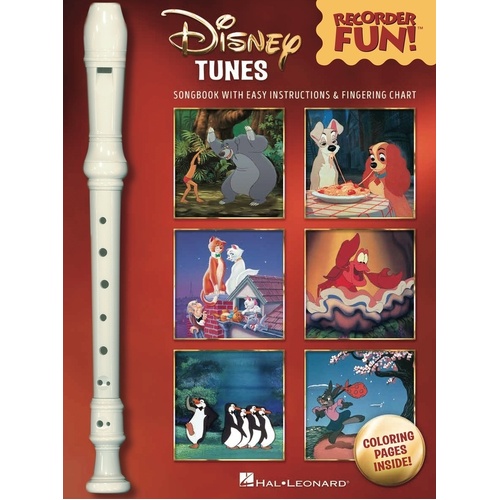 Disney Tunes Recorder Fun! Book/Recorder Pack 