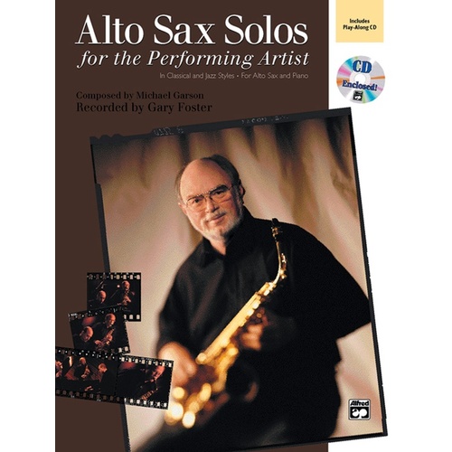 Alto Sax Perf Artist Book/CD