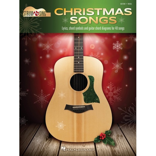 Christmas Songs Strum and Sing Guitar (Softcover Book)
