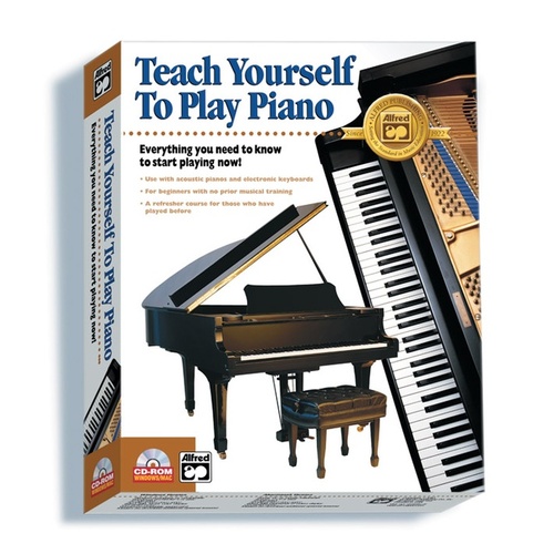Teach Yourself to Play Piano CD Rom Box Set