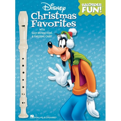 Disney Christmas Favorites Recorder Fun! (Softcover Book)