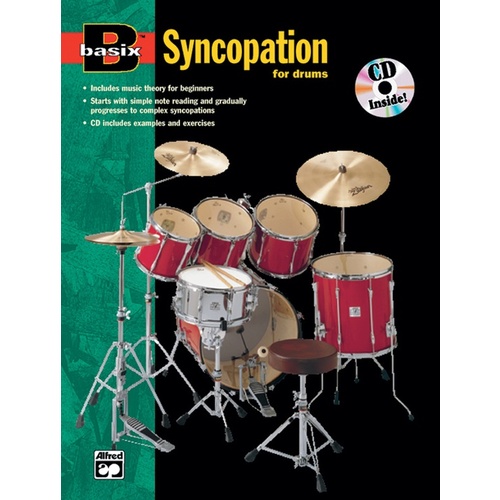 Basix Syncopation For Drums Book/CD