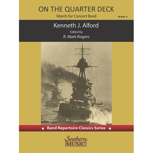 On The Quarter Deck March Concert Band 3 Score/Parts