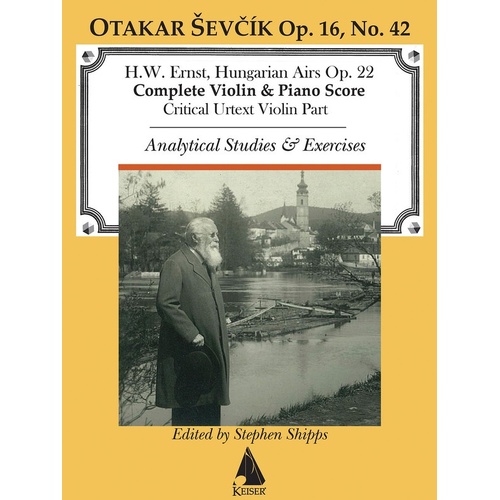 Sevcik - Op 22 Ernst Hungarian Airs Violin/Piano (Softcover Book)