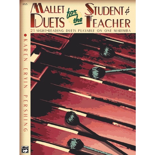 Mallet Duets For Student And Teacher