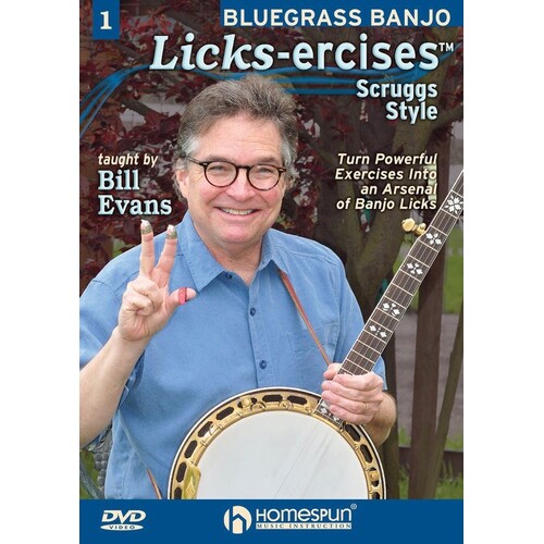 Bluegrass Banjo Licks-Ercises DVD 1 (DVD Only)