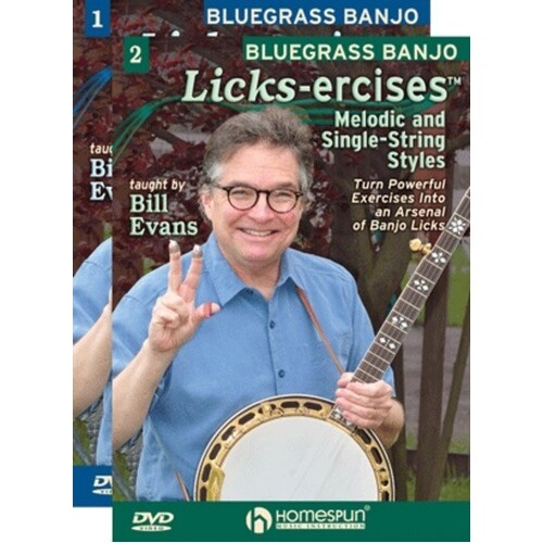 Bluegrass Banjo Licks-Ercises 2DVD Set (DVD Only)