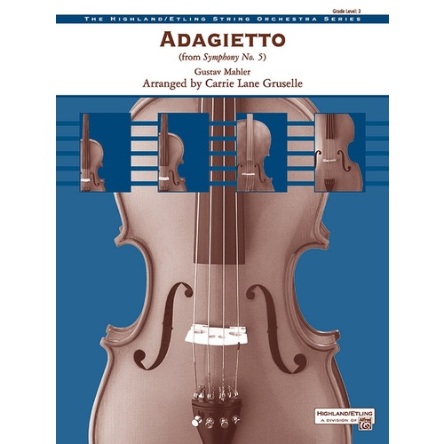 Adagietto Symphony No 5 String Orchestra Gr 3