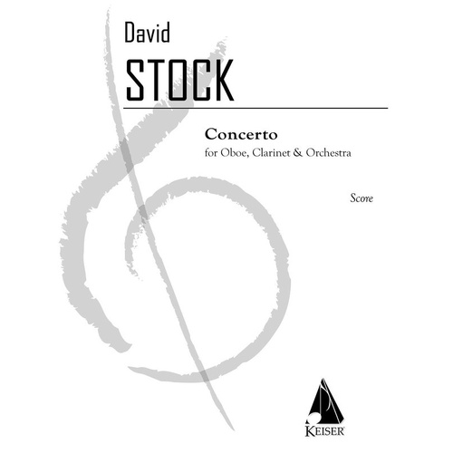 Stock - Concerto For Oboe/Clarinet/Orch Full Score (Pod) (Music Score)