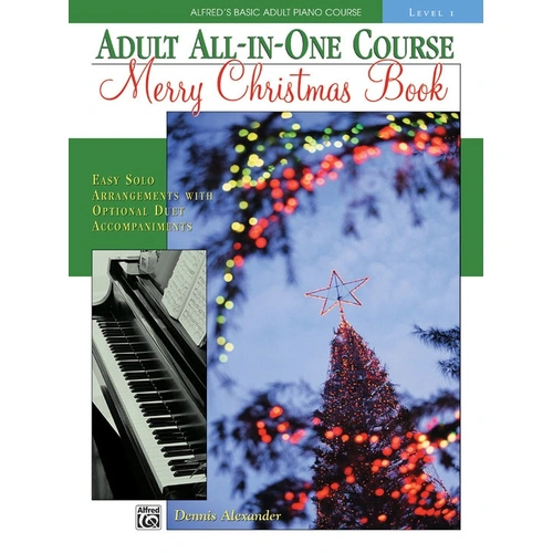 ABPL Adult All-in-One Merry Christmas Book Level 1 - Easy Solo Arrangements of Christmas Carols for Piano