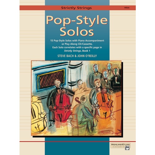 Strictly Strings Pop-Style Solos Viola Book