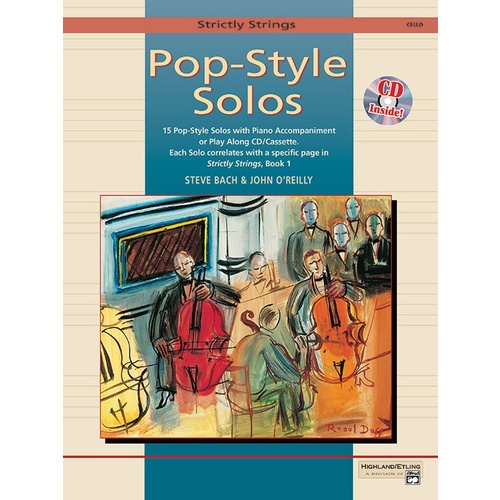 Strictly Strings Pop-Style Solos for Cello Book and CD