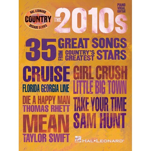 Country Decade Series 2010S PVG (Softcover Book)